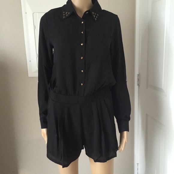 New💥! OSLO black studded romper - Picture 4 of 7